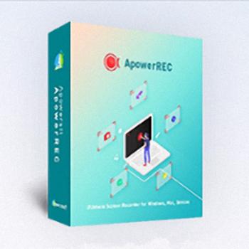 录屏软件ApowerREC1.2.2屏幕录像多功能录屏王注册版无功能限制多国语言商业个人授权版官方中文原版