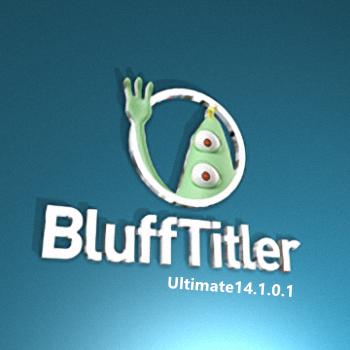 3D文本动画制作软件BluffTitler Ultimate 14.1.0.1旗舰版3D立体文字设计无功能限制注册版多国语言官方中文原版